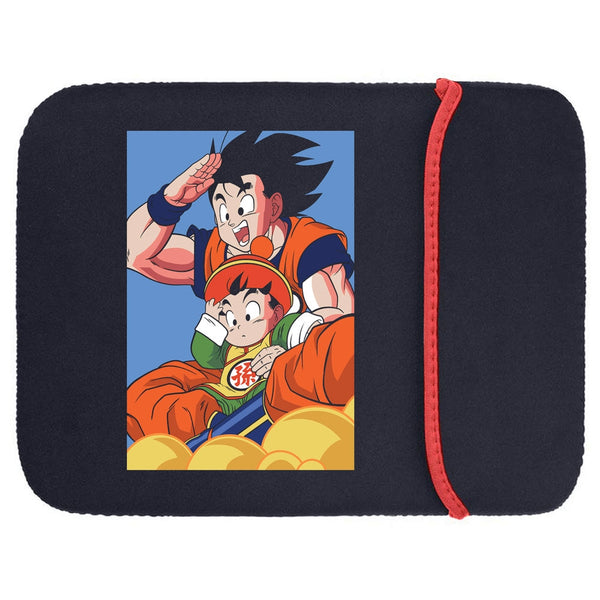 Printed Neoprene Reversible Laptop & Tablet Sleeve - Anime Dragon Ball DS02