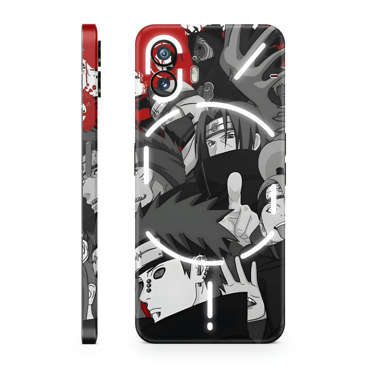 Mobile Skin Wrap - Anime Akatsuki Black Red Design