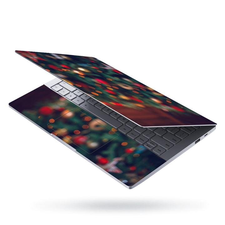 Laptop Skin - Defocused or Blurred Christmas Lights