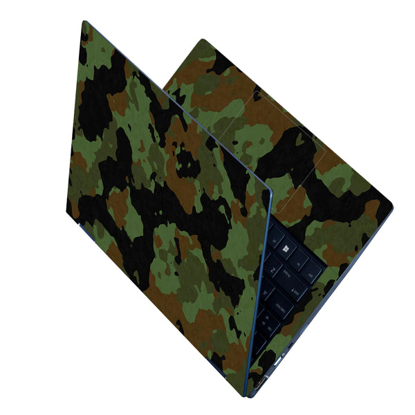 Laptop Skin - Camo Black Green