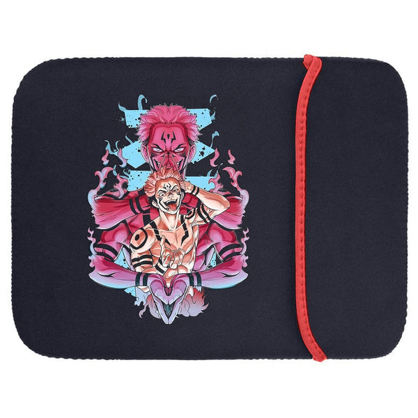 Printed Neoprene Reversible Laptop & Tablet Sleeve - Anime Legendary DS7