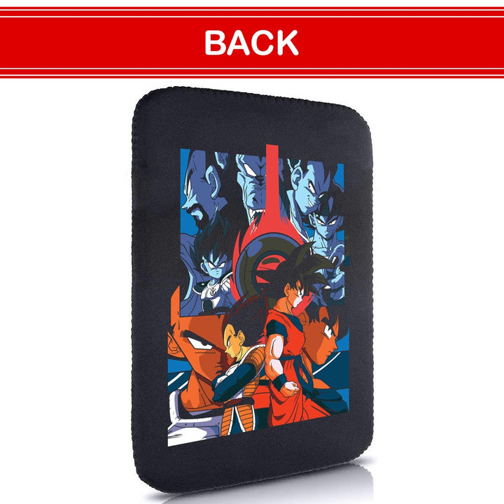 Printed Neoprene Reversible Laptop & Tablet Sleeve - Anime Dragon Ball DS04