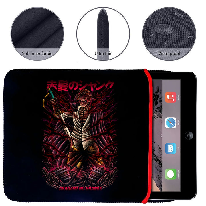 Printed Neoprene Reversible Laptop & Tablet Sleeve - Anime Legendary DS25