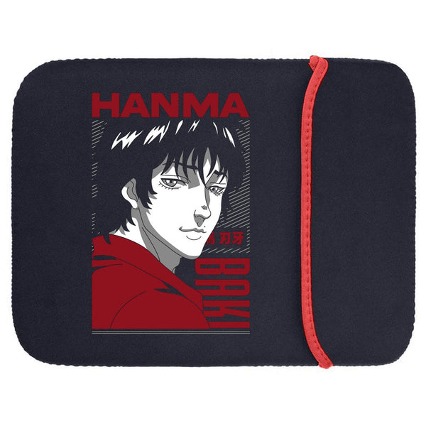 Printed Neoprene Reversible Laptop & Tablet Sleeve - Anime Legendary DS87