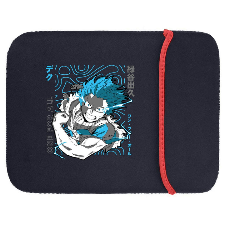 Printed Neoprene Reversible Laptop & Tablet Sleeve - Anime My Hero Academia DS13