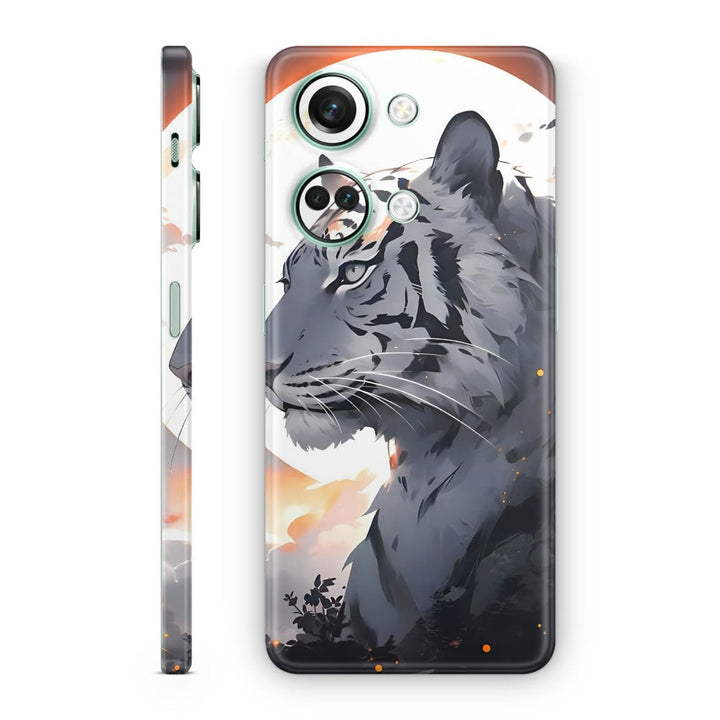 Mobile Skin Wrap - Calm White Tiger