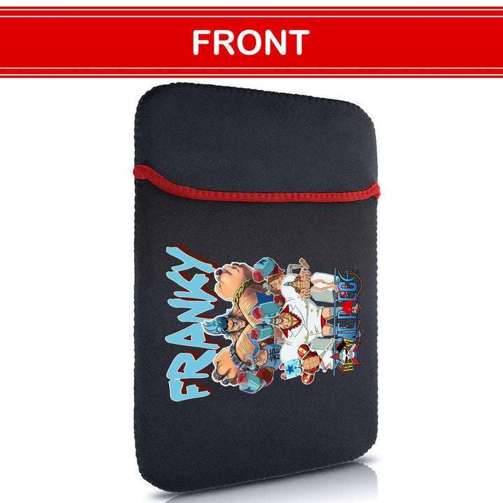 Printed Neoprene Reversible Laptop & Tablet Sleeve - One Piece Franky DS2