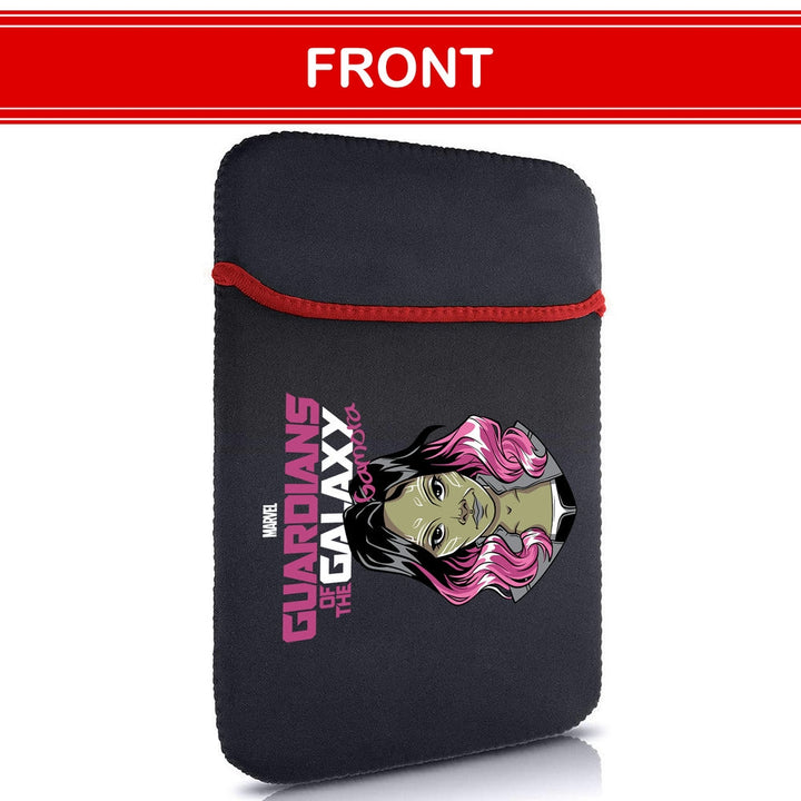 Printed Neoprene Reversible Laptop & Tablet Sleeve - Super Heroes Gamora