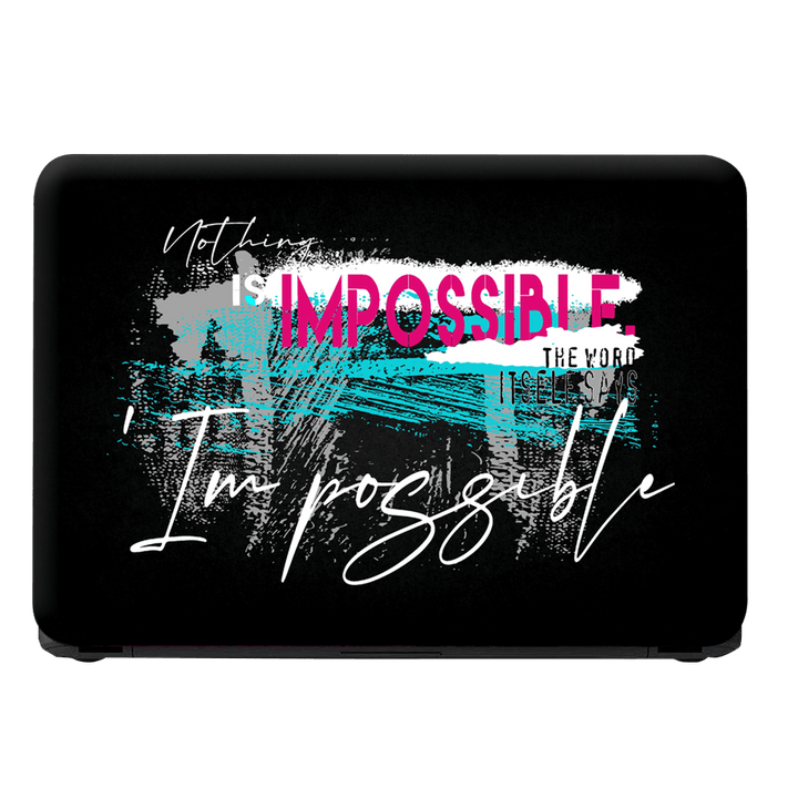 Laptop Skin - The Word Itself Impossible