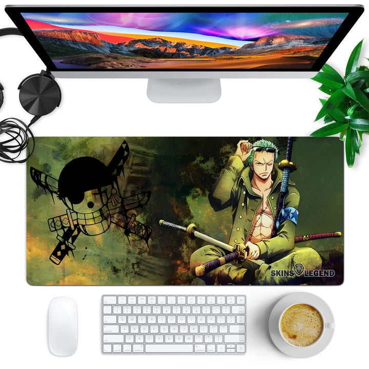 Anti-Slip Desk Mat Gaming Mouse Pad - One Piece Roronoa Zoro RZ09