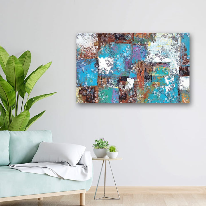 32x20 Canvas Painting - Floral on Artistic Wall