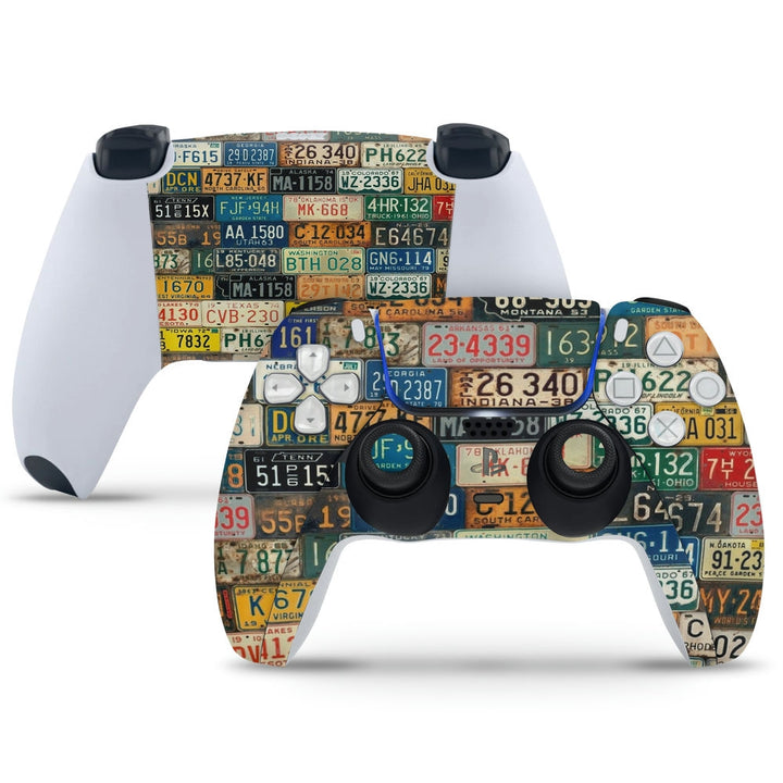 PS5 Controller Skin - Number Plates