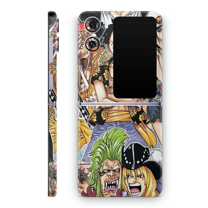 Mobile Skin Wrap - Anime One Piece Collage