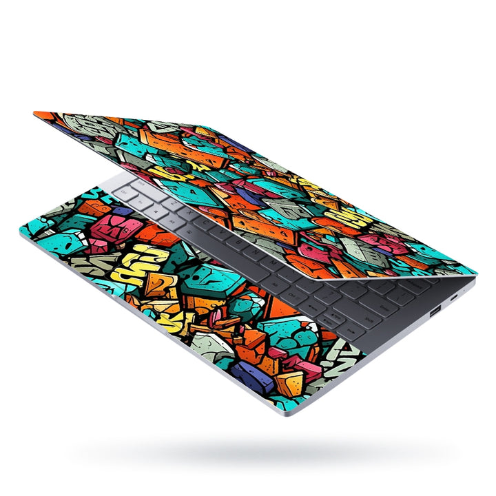 Laptop Skin - A Close Up of a Bunch of Cartoon