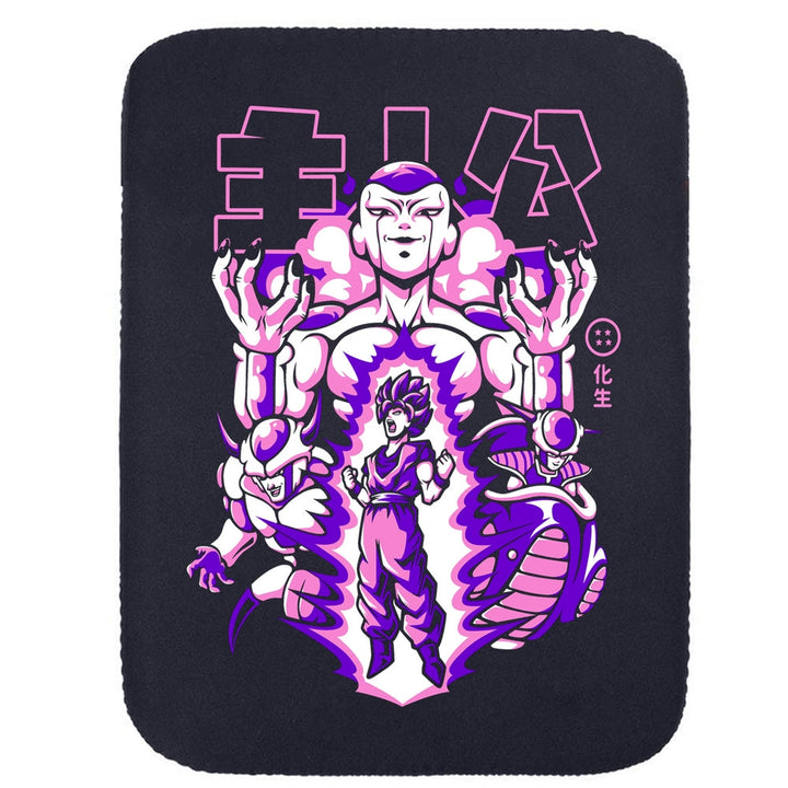 Printed Neoprene Reversible Laptop & Tablet Sleeve - Anime Freezer