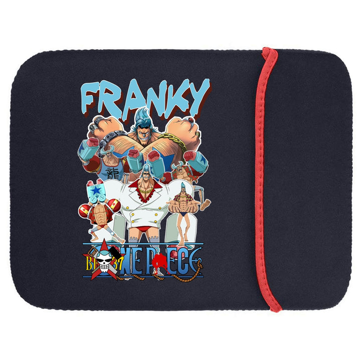 Printed Neoprene Reversible Laptop & Tablet Sleeve - One Piece Franky DS2