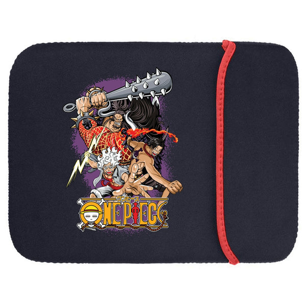 Printed Neoprene Reversible Laptop & Tablet Sleeve - Anime Action DS22