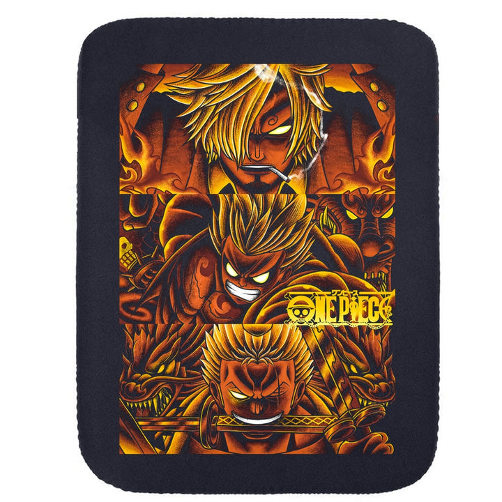 Printed Neoprene Reversible Laptop & Tablet Sleeve - Anime Legendary DS16