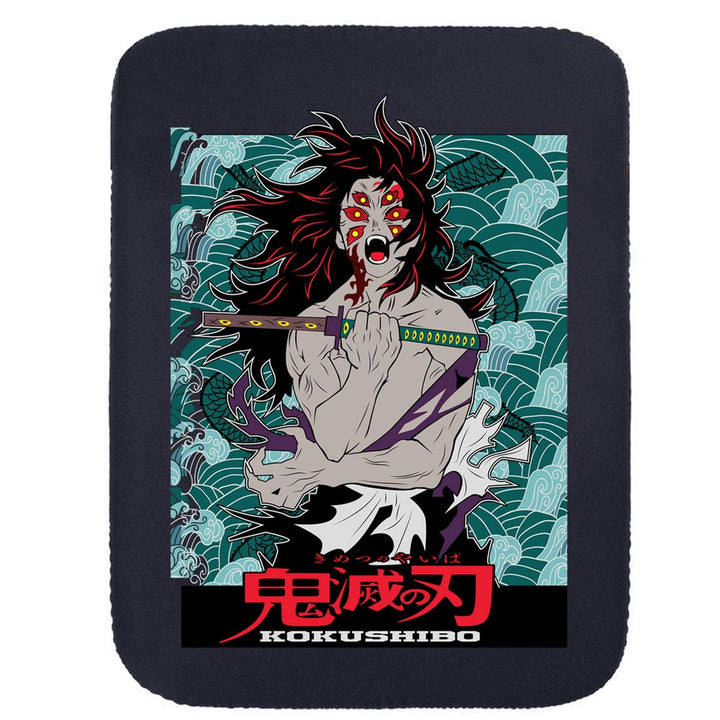 Printed Neoprene Reversible Laptop & Tablet Sleeve - Anime Demon Slayer Kimetsu No Yaiba DS15