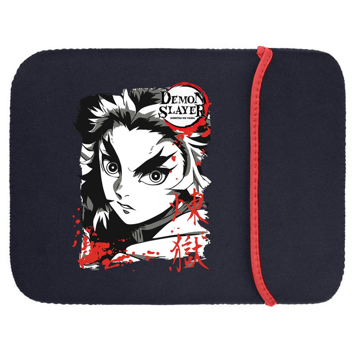 Printed Neoprene Reversible Laptop & Tablet Sleeve - Anime Demon Slayer Kimetsu No Yaiba DS12