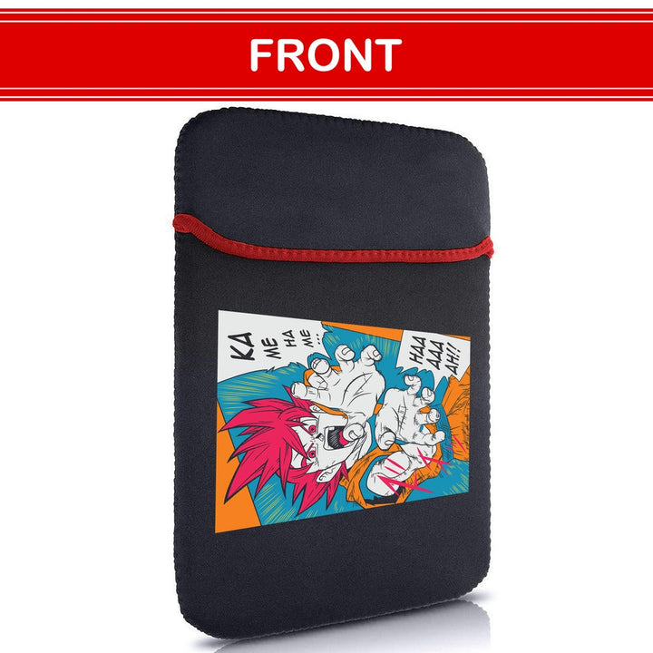 Printed Neoprene Reversible Laptop & Tablet Sleeve - Anime Dragon Ball DS01