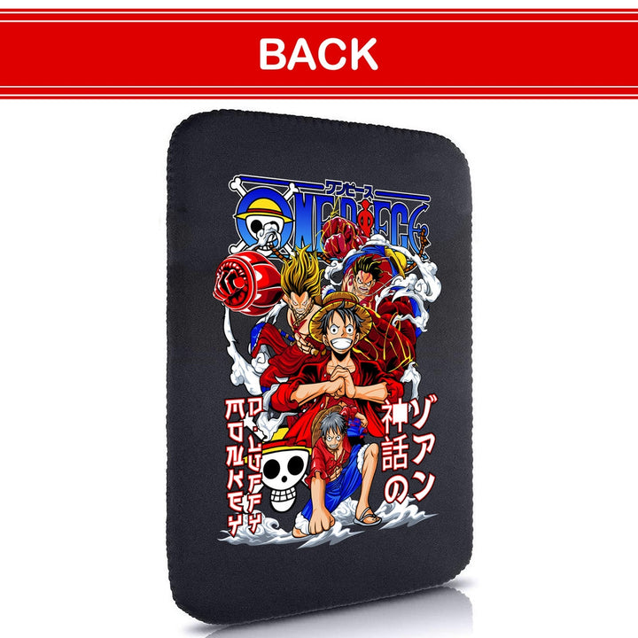 Printed Neoprene Reversible Laptop & Tablet Sleeve - Anime Action DS4