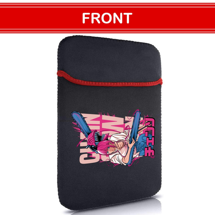 Printed Neoprene Reversible Laptop & Tablet Sleeve - Anime Action DS12