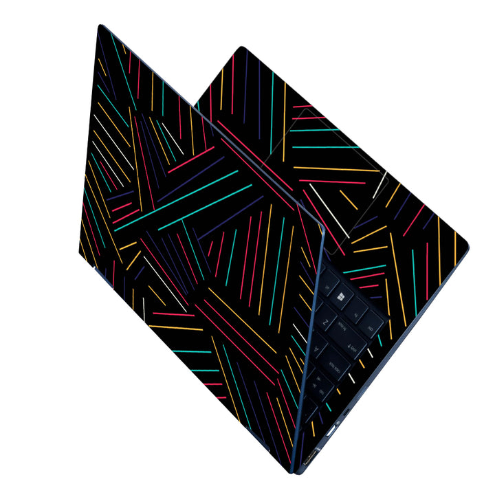 Laptop Skin - Neon Lines