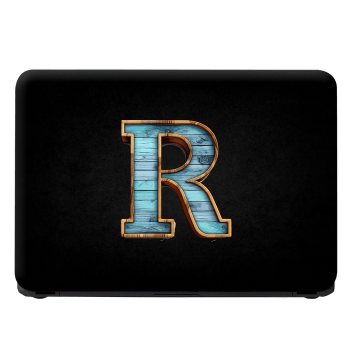 Laptop Skin - Realistic R Letter