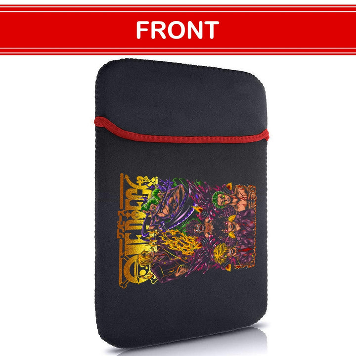 Printed Neoprene Reversible Laptop & Tablet Sleeve - Anime Legendary DS27