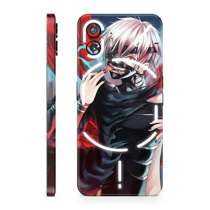 Mobile Skin Wrap - Anime Tokyo Ghoul Face Mask Design