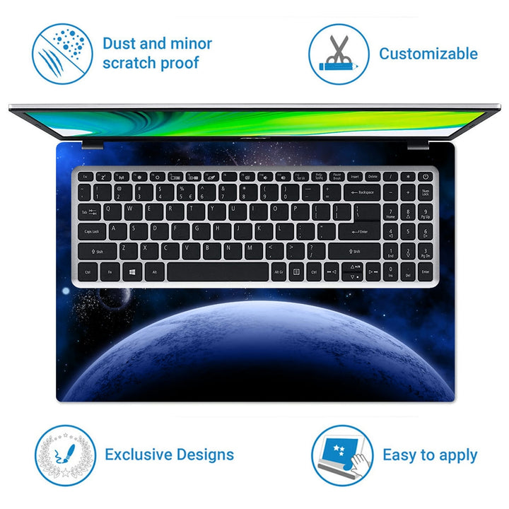 Laptop Skin - 3D Space Scene