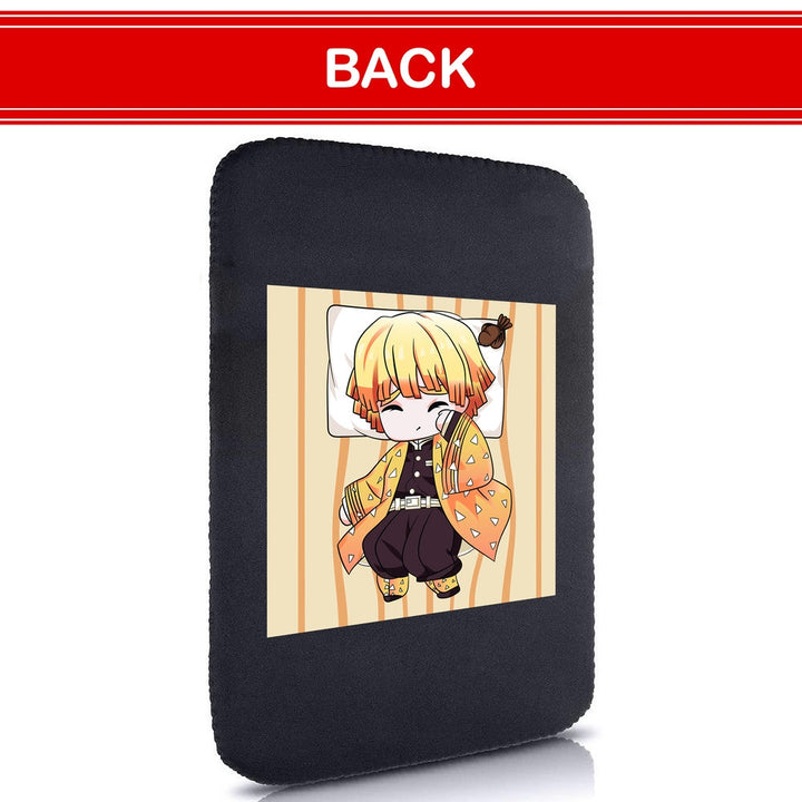 Printed Neoprene Reversible Laptop & Tablet Sleeve - Anime Cojines Demon Slayer Pillow DS06