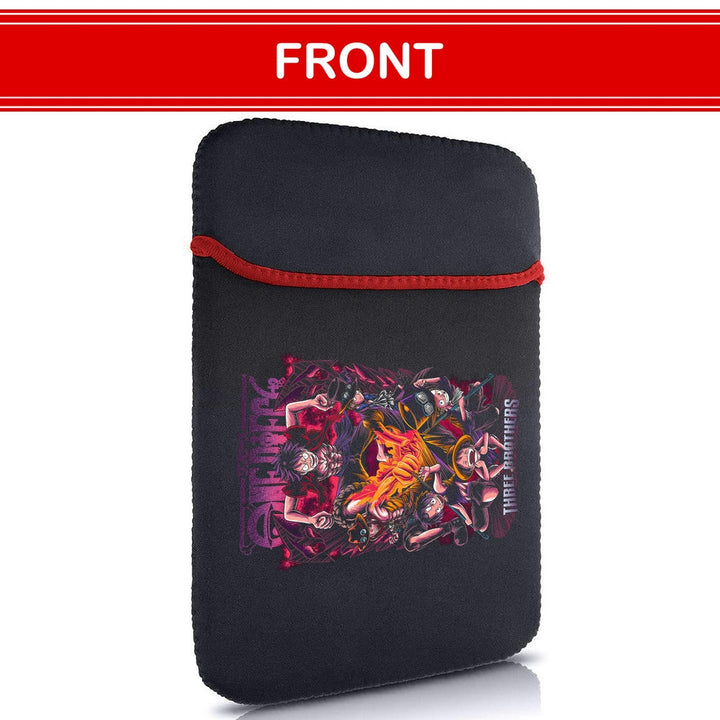 Printed Neoprene Reversible Laptop & Tablet Sleeve - Anime Legendary DS54