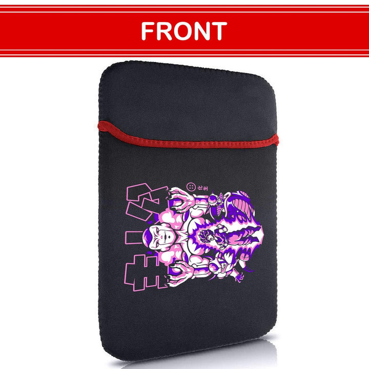 Printed Neoprene Reversible Laptop & Tablet Sleeve - Anime Freezer