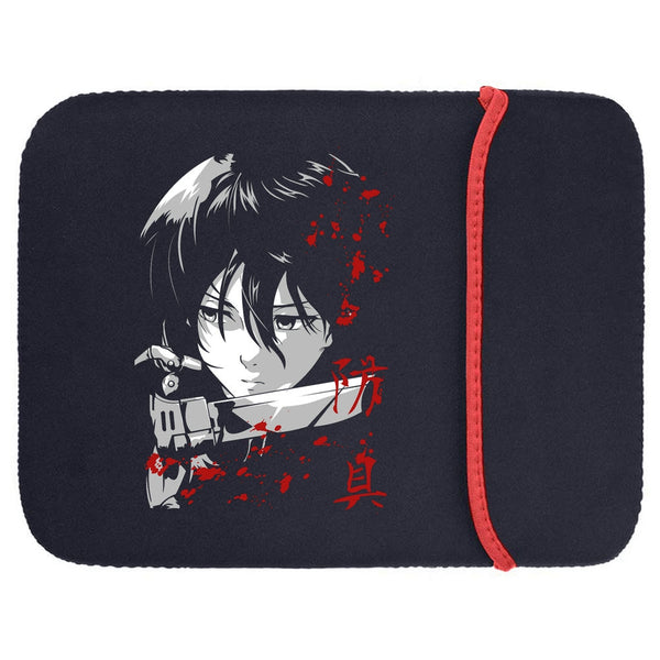 Printed Neoprene Reversible Laptop & Tablet Sleeve - Anime Attack on Titan DS21