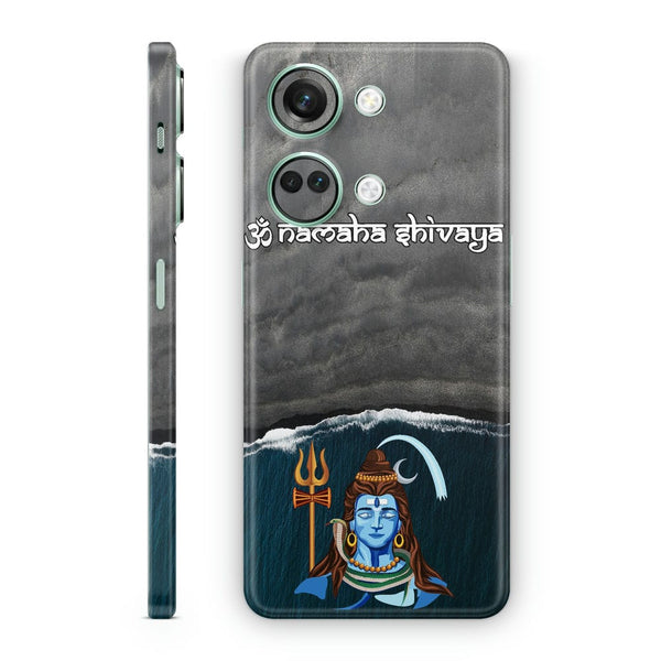 Mobile Skin Wrap - Blue Shiva Black Sand Design