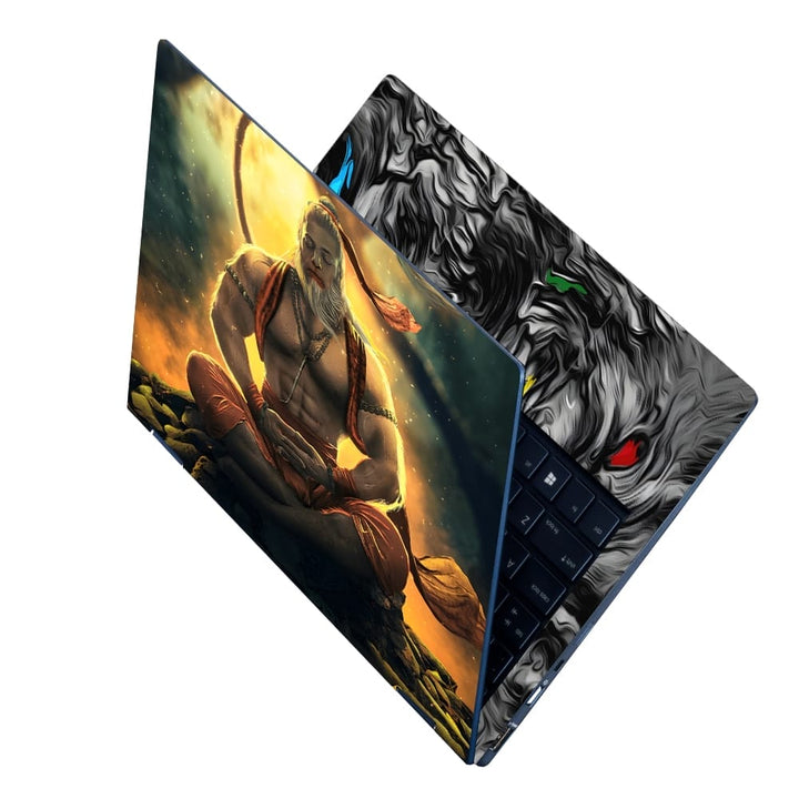 Laptop Skin - Lord Hanuman Meditation Pose