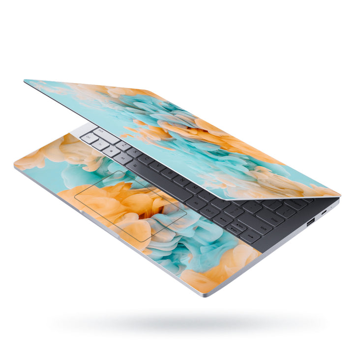 Laptop Skin - Light Blue Multicolor Smoke