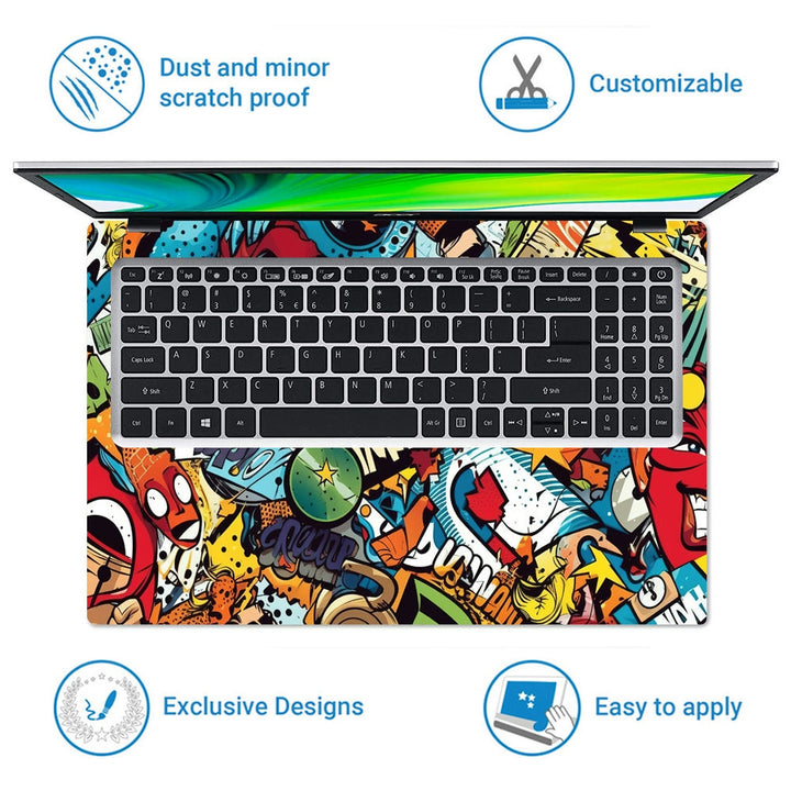 Laptop Skin - Pop Art Comic Book