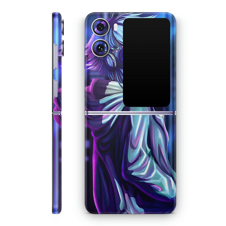 Mobile Skin Wrap - Anime Neon Cool Guy