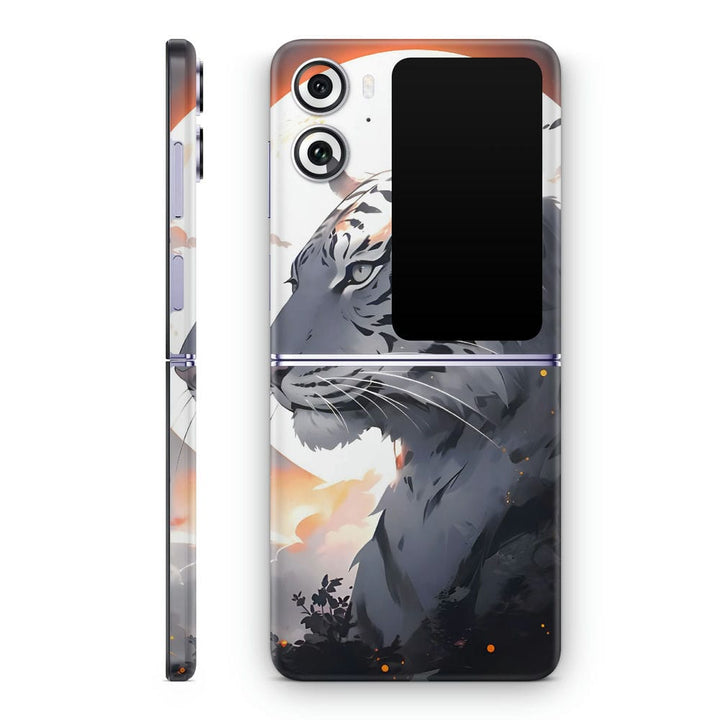 Mobile Skin Wrap - Calm White Tiger