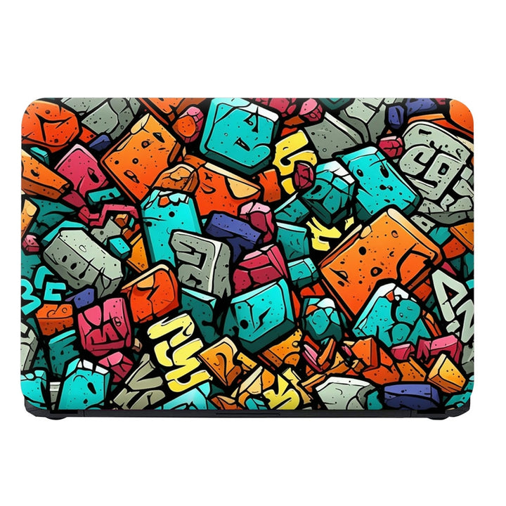 Laptop Skin - A Close Up of a Bunch of Cartoon