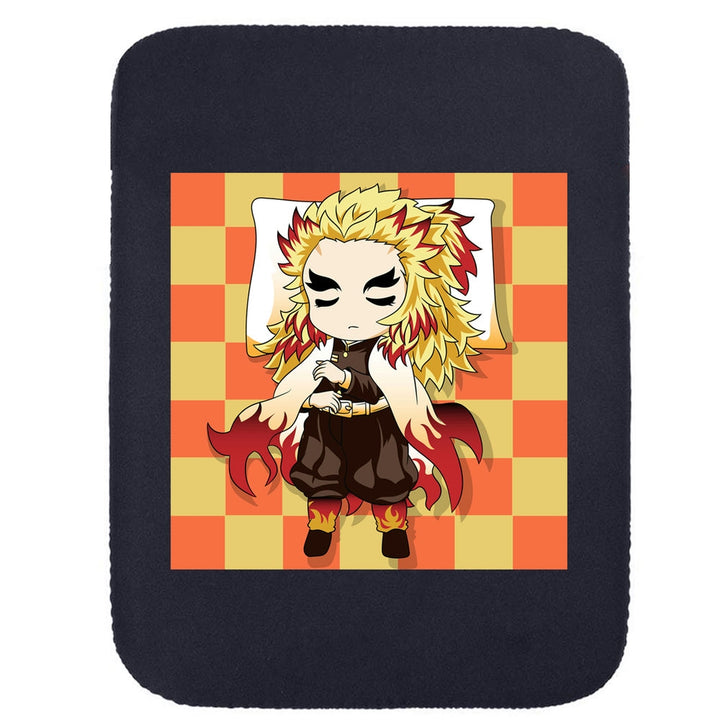 Printed Neoprene Reversible Laptop & Tablet Sleeve - Anime Cojines Demon Slayer Pillow DS02