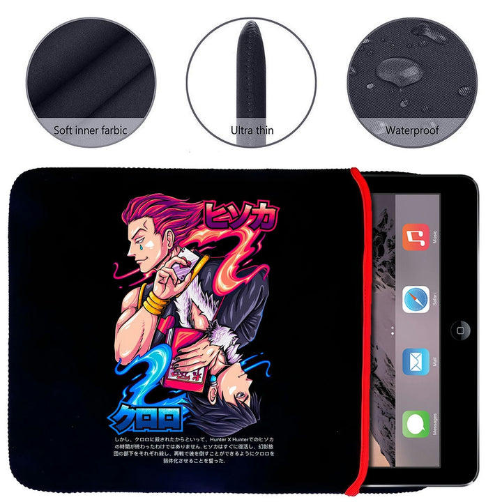 Printed Neoprene Reversible Laptop & Tablet Sleeve - Anime Legendary DS75