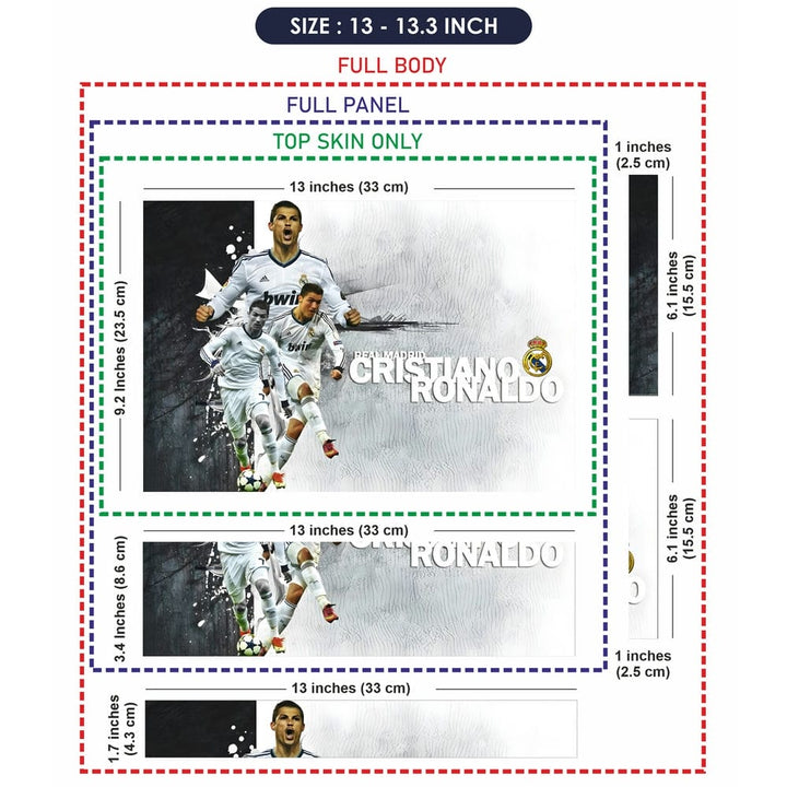 Laptop Skin - Cristiano Ronaldo CR7 DS10