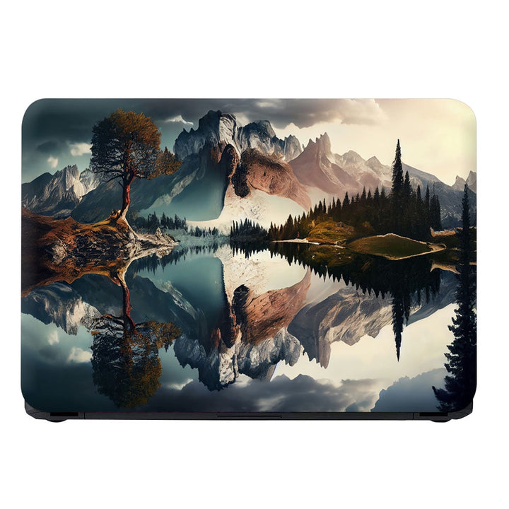 Laptop Skin - Mountain Landscape Reflects Autumn