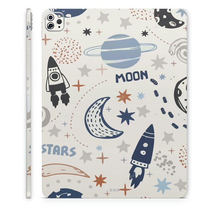 Tablet Skin Wrap - Moon Space Art