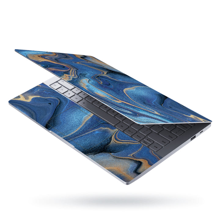 Laptop Skin - Sparkle Sand on Blue Stone