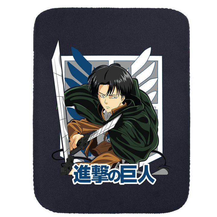 Printed Neoprene Reversible Laptop & Tablet Sleeve - Anime Attack on Titan DS10